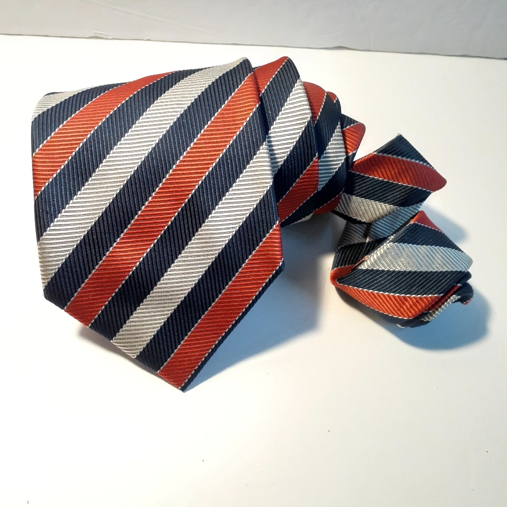 Pura Seta Made In Italy Textured Silk Necktie
